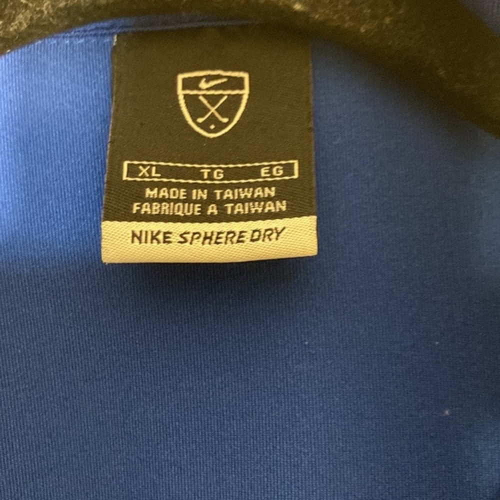 Nike Golf Dri-Fit Polo Royal Blue XLarge Mens‎ - Picture 2 of 8